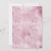 Carte Parties scintillant rose brillant violet Unicorne (Dos)