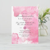 Carte Parties scintillant Rose Gold Fumée Bridesmaids Dé (Debout devant)
