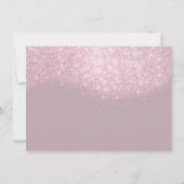 Carte Parties scintillant rose mauve violet gris certifi (Dos)