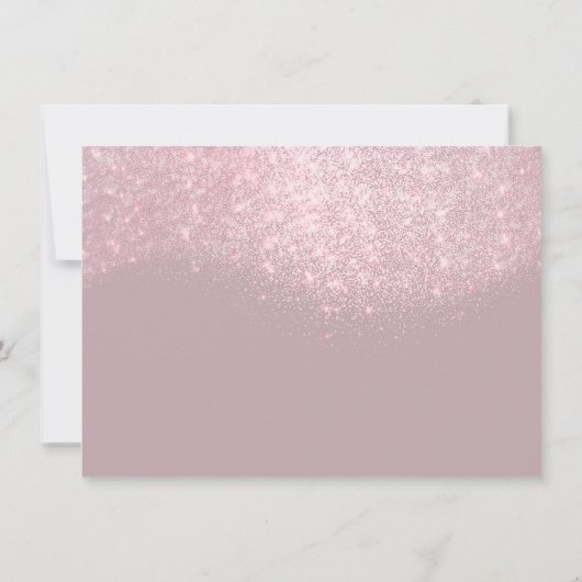 Carte Parties scintillant rose mauve violet gris certifi (Dos)
