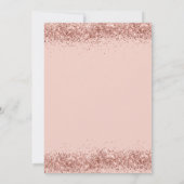 Carte Parties scintillant rose vif Joyeux 16e anniversai (Dos)