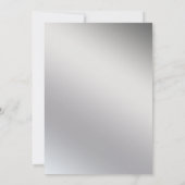 Carte Parties scintillant rouge Script élégante photo ca (Dos)