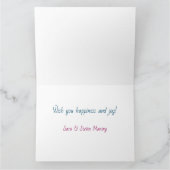 Carte Parties scintillant turquoise tendance Drivers Gra (Intérieur)