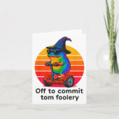 Carte Partir Pour Engager Tom Foolery Funny Frog Sarcasm (Devant)