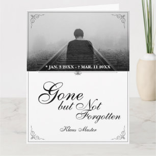 Carte Partis mais pas oubliés - Classique