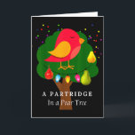 Carte Partridge In A Pear Tree Twelve Days Of Christmas<br><div class="desc">Partridge In A Pear Tree Twelve Days Of Christmas Song</div>