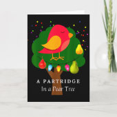 Carte Partridge In A Pear Tree Twelve Days Of Christmas (Devant)