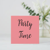 Carte Party Time (Debout devant)