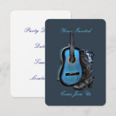 Carte Party With Us Western Blue (Big 18"x24") (Devant / Derrière)