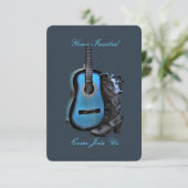 Carte Party With Us Western Blue (Big 18"x24") (Debout devant)