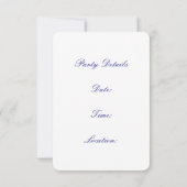 Carte Party With Us Western Blue (Big 18"x24") (Dos)