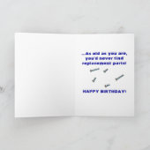Carte Partz "Joyeux anniversaire !" (Intérieur)