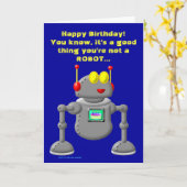 Carte Partz "Joyeux anniversaire !" (Fleur jaune)