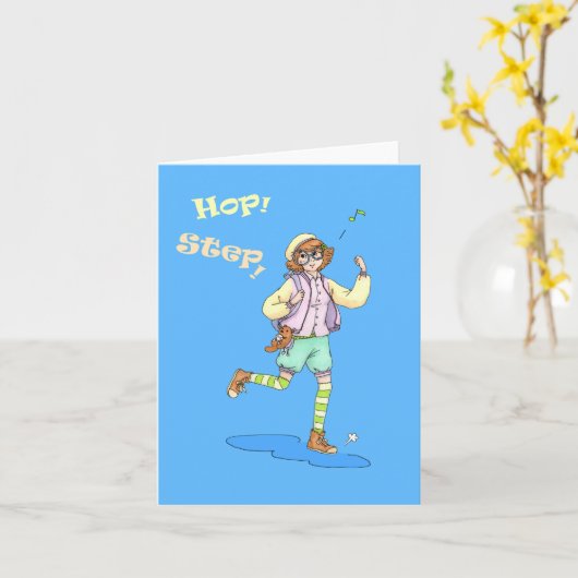 Carte Pas ! (Fleur jaune)