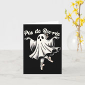 Carte Pas De Boo-rée Danseur de ballet Fantôme Prof de d (Fleur jaune)