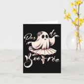 Carte Pas De Boo-rée Danseur de ballet Professeur de dan (Fleur jaune)