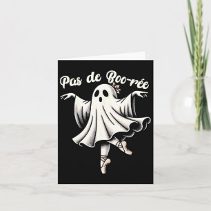 Carte Pas De Boo-rée Danseur de ballet Professeur de dan