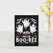 Carte Pas De Boo-rée Fantôme De Ballet Prof De Danse Drô (Fleur jaune)
