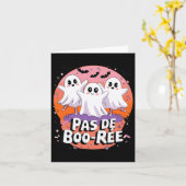 Carte Pas De Boo-rée Fantôme De Ballet Prof De Danse Drô (Fleur jaune)