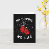 Carte Pas de boxe Pas de Life Punch Gants de boxe Arts m (Fleur jaune)