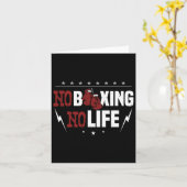 Carte Pas De Boxe Pas De Vie Pour Un Boxer (Fleur jaune)