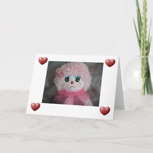 Carte Pas De Clowns Autour (Devant)