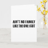 Carte Pas de famille comme celle que j'ai (Fleur jaune)