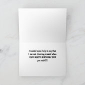 CARTE PAS DE FERMETURE AUTOUR DE VOTRE ANNIVERSAIRE **SO (Intérieur)