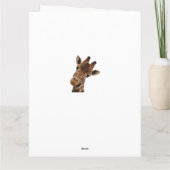 Carte Pas de girafe (Dos)