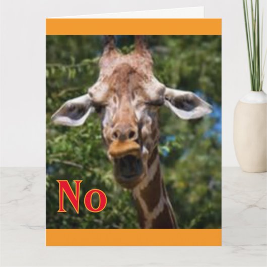 Carte Pas de girafe (Devant)