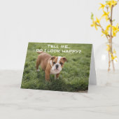 CARTE PAS DE HEUREUX JUSQU'À CE QUE **VOUS SOYEZ BIEN ET (Fleur jaune)