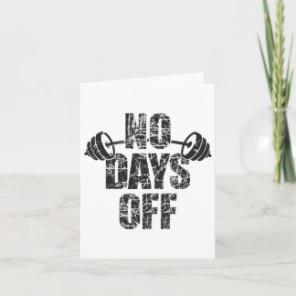 Carte Pas De Jours De Bodybuildin Dit Barbell Bodybuildi