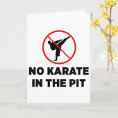 Carte Pas De Karaté Dans Le Pit 1 (Fleur jaune)