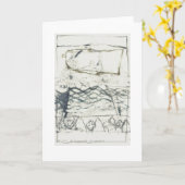 Carte Pas de moi, Pas de attachement, Pas de souffrance (Fleur jaune)