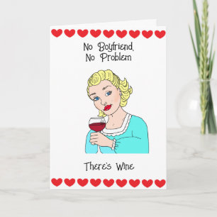 Carte Pas de petit ami   Pas de problème