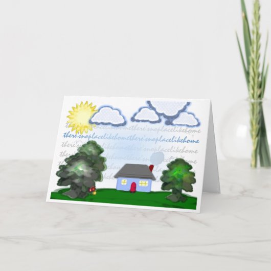 Carte Pas de place comme chez soi (Devant)