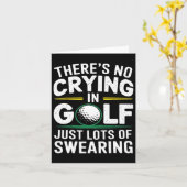 Carte Pas De Pleurage Dans Le Golf Juste Beaucoup De Bal (Fleur jaune)