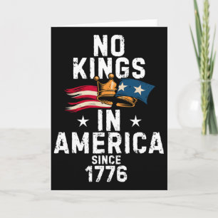 Carte Pas de rois en Amérique depuis 1776 Anti Trump Tee