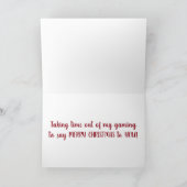 CARTE PAS DE RONRONNEMENTS, NOUS VOUS SOUHAITONS UN JOYE (Intérieur)