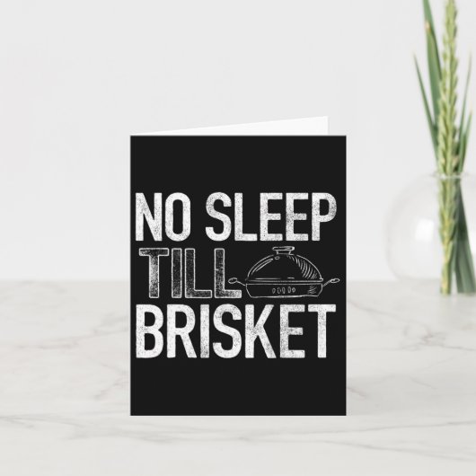 Carte Pas de sommeil jusqu'à Brisket - Pitmaster - Bbq L (Devant)