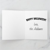 Carte "Pas de tours, juste des friandises"  (Intérieur)