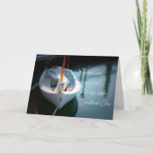 Carte Pas de vent dans mes voiles Voilier Miss You Card (Devant)