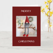 CARTE PAS D'ENDROIT COMME CHEZ SOI/NOËL D'UN GNOME (Fleur jaune)