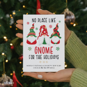 Carte Pas D'Endroit Comme Gnome Pour Fun Christmas