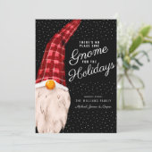 Carte Pas d'endroit comme Gnome pour les vacances (Debout devant)