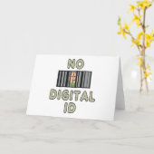 Carte Pas d'ID numérique (Fleur jaune)