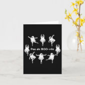 Carte Pas Do Bo-ree Funny Ghost Ballet Halloween Danse D (Fleur jaune)
