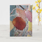 Carte Pas encore tombé (Fleur jaune)