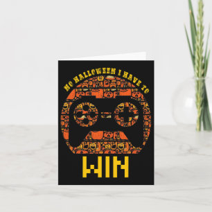 Carte Pas Halloween Je Dois Gagner Vintage Video Game Co