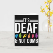 Carte Pas idiot (Fleur jaune)